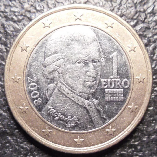 1 Euro Münze Fehlprägung Österreich 2007 (Alte-Europakarte)