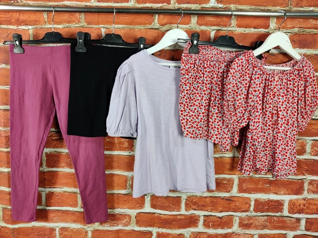 Bundle Ragazze Età 9-10 Anni Next Zara H&M Leggings Pantaloncini Top Set 140Cm
