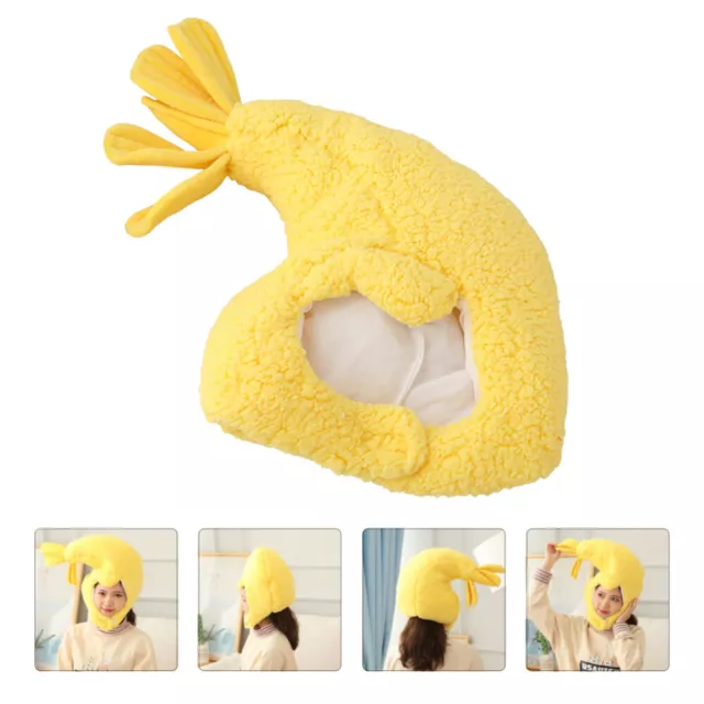 Tête De Crevettes Frites Peluche Coton Pp Chapeau Costume Drôle Carnaval Fête