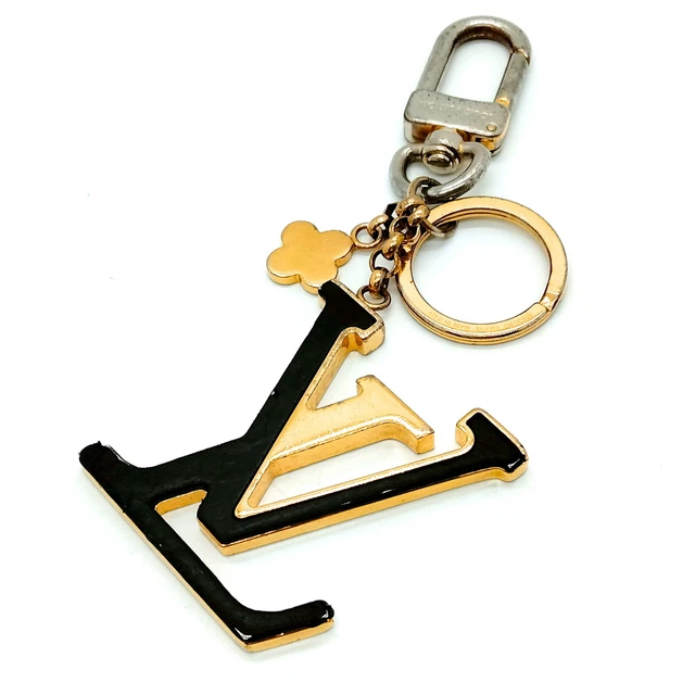 Louis Vuitton Key Ring Gold Black 2438643 Louis Vuitton Key Ring Gold Black 2438643