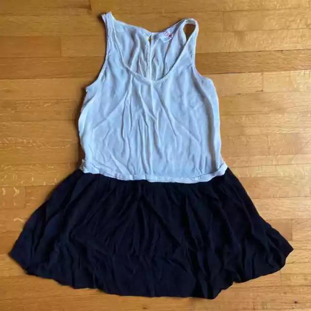 Urban Outfitters Cooperative Black and White Womens Sleeveless Mini Dress Small