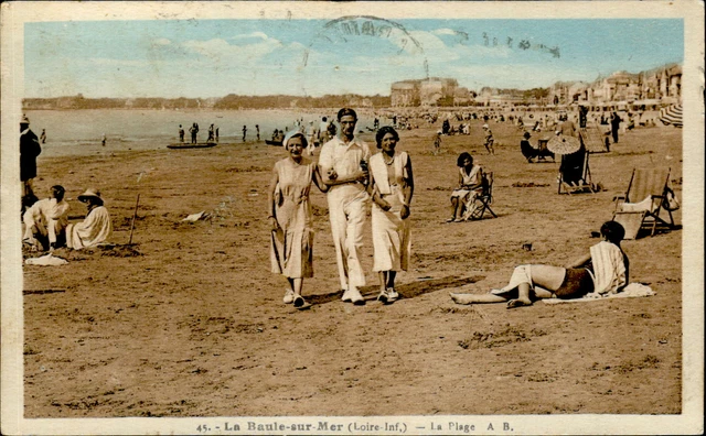 IMV00971 la baule sur mer loire inf la plage  france