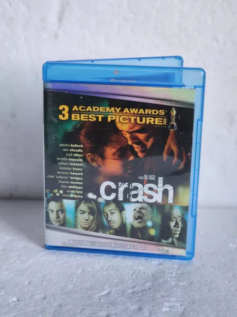 Crash (Blu-ray, 2004) Sandra Bullock, Don Cheadle, Matt Dillon, Brendan Fraser