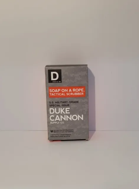 Duke Cannon Soap on a Rope Tactical Soap Scrubber Pouch US Military Grade Men's