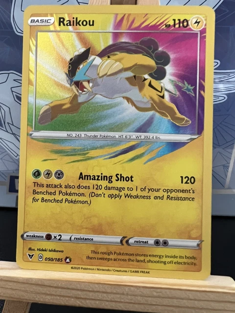 Pokémon TCG - Raikou 050/185 - Vivid Voltage - Holo Amazing Rare