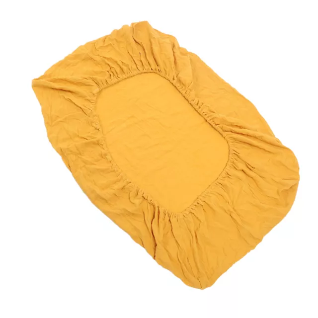 (Curcuma)Drap-Housse Pour Berceau En Pur Coton Lavable Respirant Facile