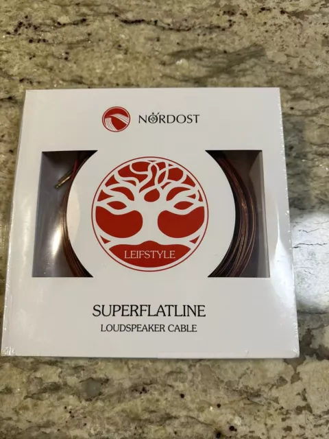 Nordost Super Flatline SpeakerCable - 2.5M Pair, Open Box, Banana To Banana