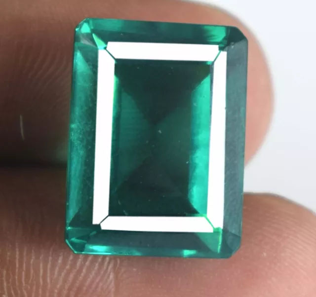 Colombia 22.15CT Esmeralda Verde Piedra Preciosa Natural Corte Certified A21565