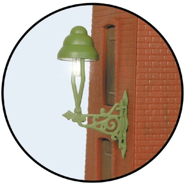 Lot De 10 Lampes LED Pour Maquettes Ferroviaires N (1:160) - Blanc Chaud - 45 Mm - Inclut Résistances 12-16V - 9