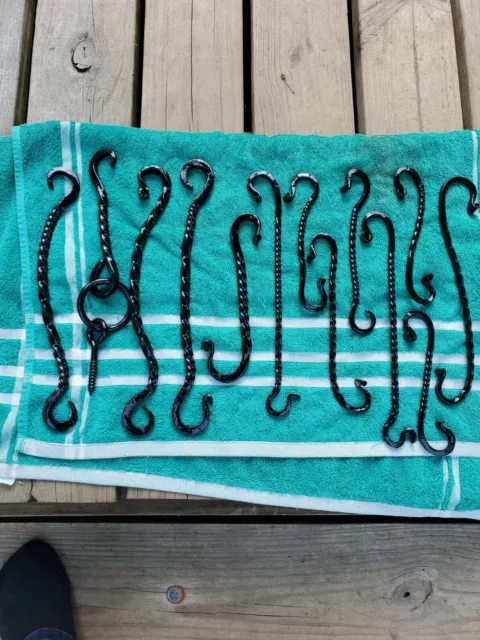 S.hooks Hand Forged.supper Supper Strong..