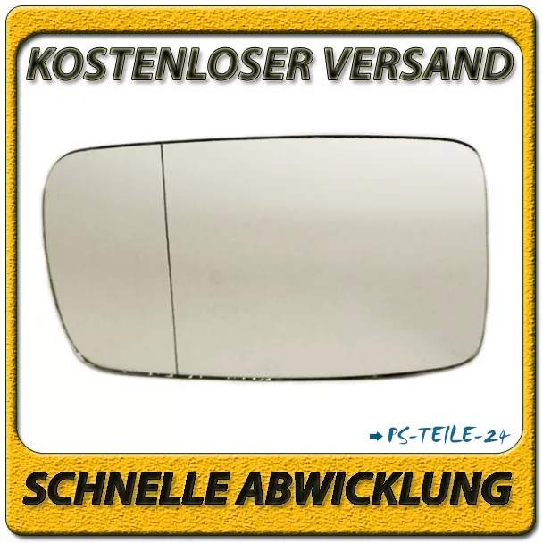 Spiegelglas für BMW 3er E46 Coupe /Cabrio 1998-2005 links Fahrerseite asphärisch