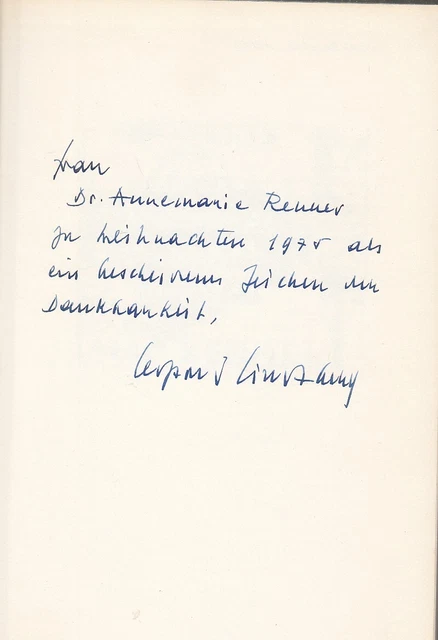 Autographen - LINDTBERG, Leopold - Reden und Aufsätze / 1972 Widmung & Postkarte