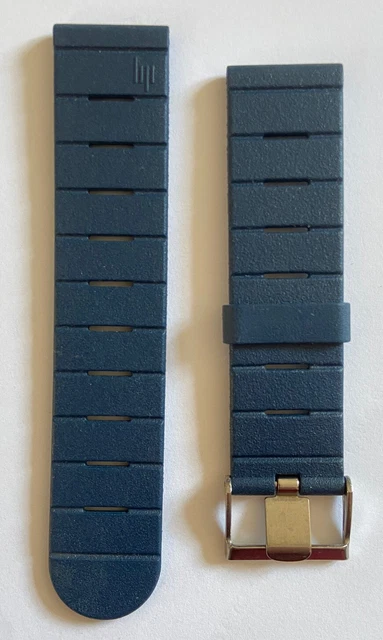 Bracelet Vintage Lip Pour Montre Femme - Largeur 14mm, Plastique Noir, Ancien Stock
