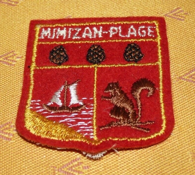 Écusson Brodé Original – Algérie Française – Blason D'Oran – Années 1950/60
