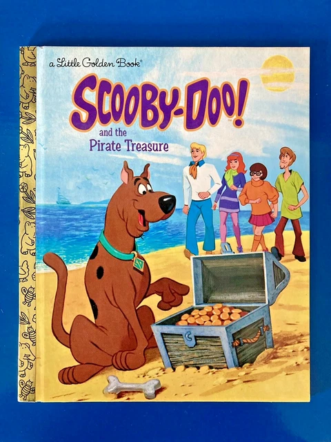 SCOOBY-DOO AND THE PIRATE TREASURE Little Golden Book Hardback Children ...