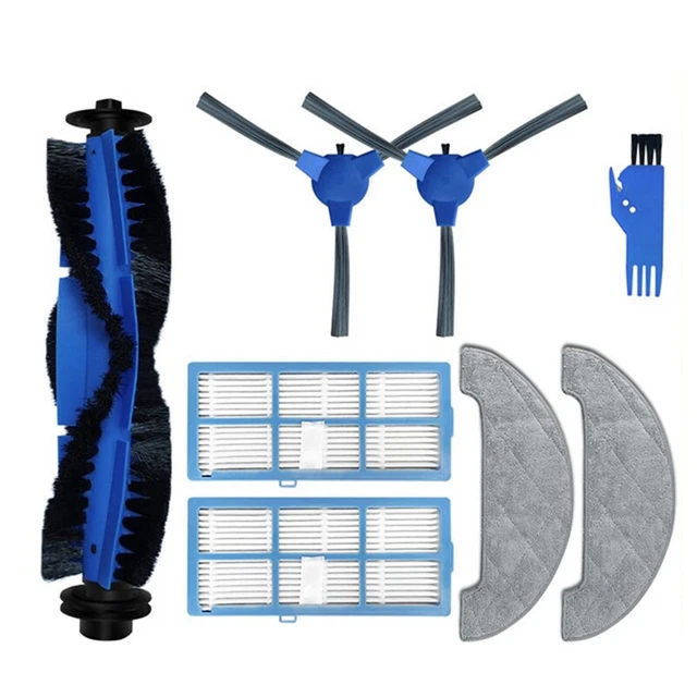Bassulouda Kit Ricambi Per Robot Aspirapolvere D5 Series (D5S / D5S Pro / D5S Pro+) – Spazzole, Filtri, Moci E Strumento Pulizia - 6