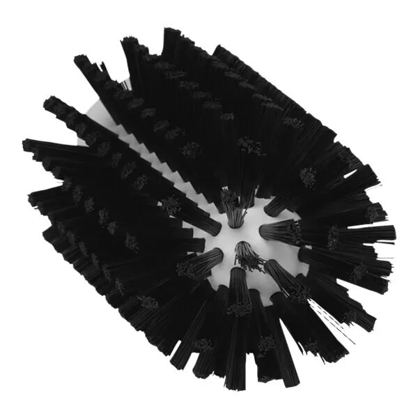 New Vikan 3" Black Stiff Polyester Tube Brush Head-5380779-Hygenic Cleaning