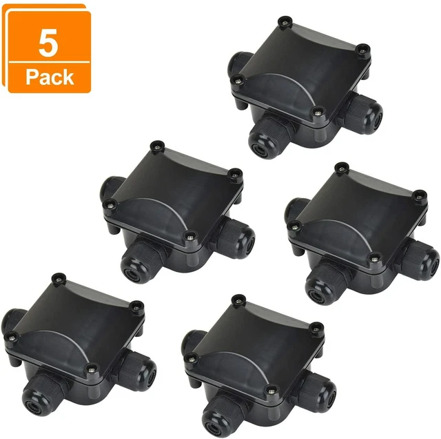4 Stück Wasserdichte Anschlussdosen IP67 - 100x68x50mm Für Elektroinstallation