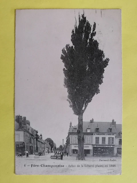 CPA FÈRE CHAMPAGNE Marne TREE of FREEDOM planted in 1848 Familistère n° 110