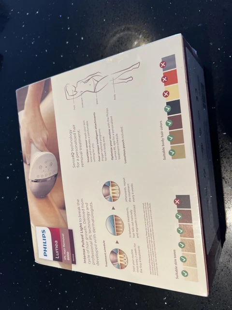 PHILIPS LUMEA PRESTIGE IPL 8000 Series Laser Hair Removal Device new ...