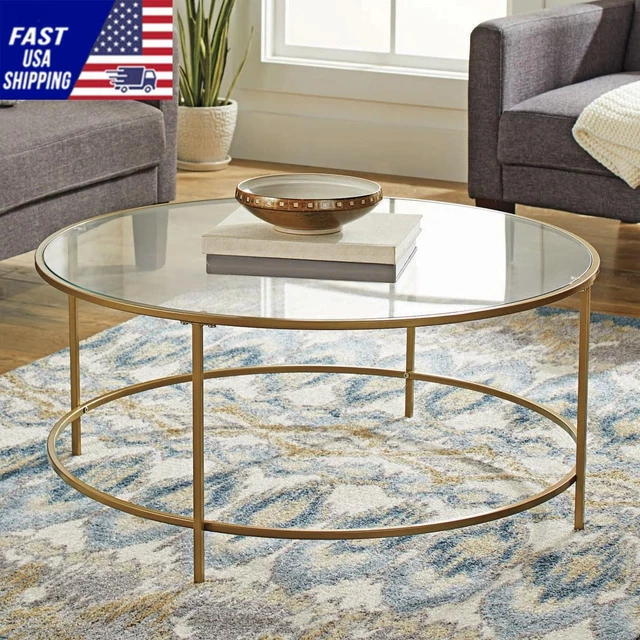 Better Homes & Gardens Nola Coffee Table, Gold Finish