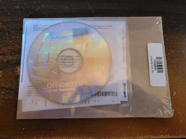 Microsoft Office 2000 Small Business  New & Sealed with Key