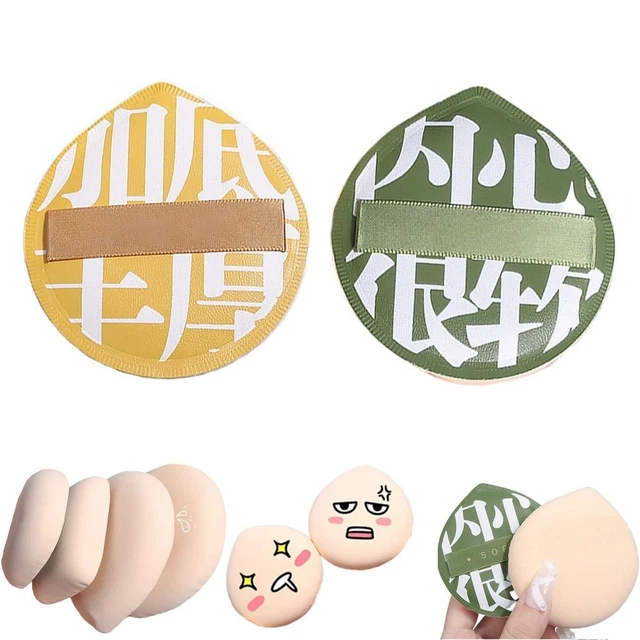 Regolazione trucco lacrima grande polvere quaste trucco puff strumenti trucco