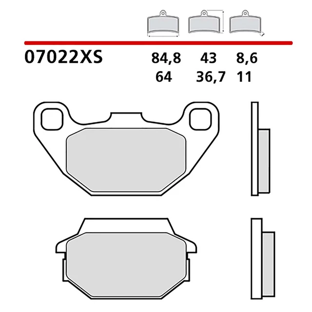 Kit Plaquettes De Frein Avant EBC FA475TT – Pour Polaris Sportsman Forest 500 2012 – Référence BG R1247500