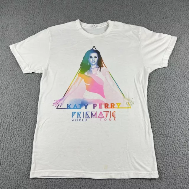 Katy Perry Prismatic World Tour 2014 Tour Concert T-Shirt Tultex Womens Small