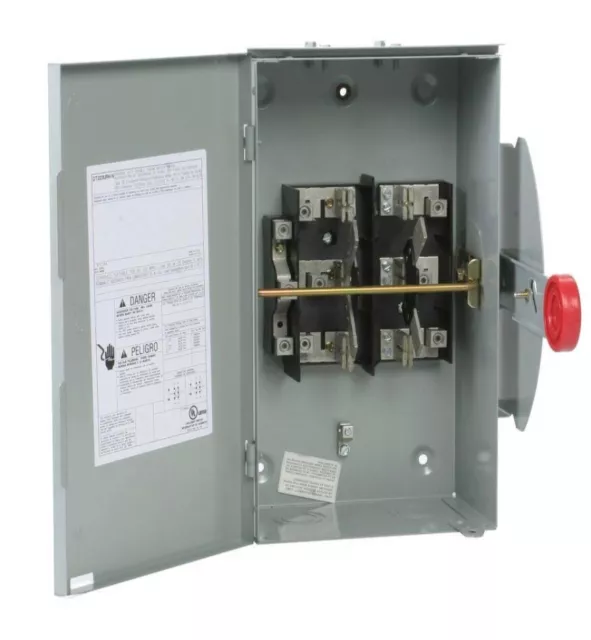 Eaton 100 Amp 24,000 Watt Outdoor Electrical Double Throw Safety Transfer Switch 2
