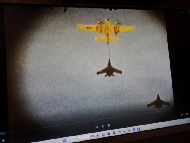 Carrete de película casera principios de la Guerra Fría Er exhibición aérea militar de EE. UU. Aviones Marina USAF A43