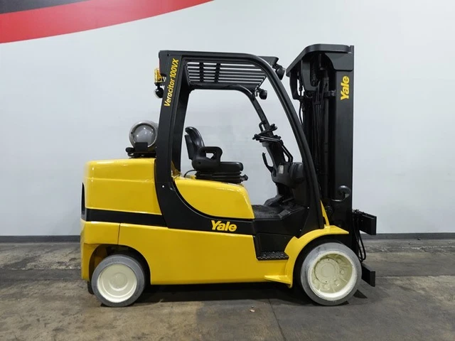 2015 Yale Glc100Vx 10000Lb Cushion Forklift Lpg Lift Truck Hi/Lo 91/185 13524