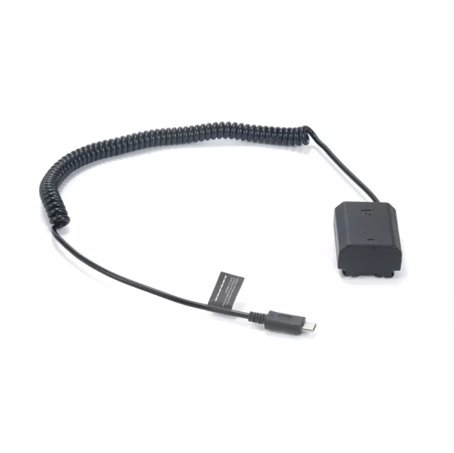 Adaptadores de cable de alimentación Tilta NP-FZ100 batería ficticia a USB-C PD para Sony serie a7