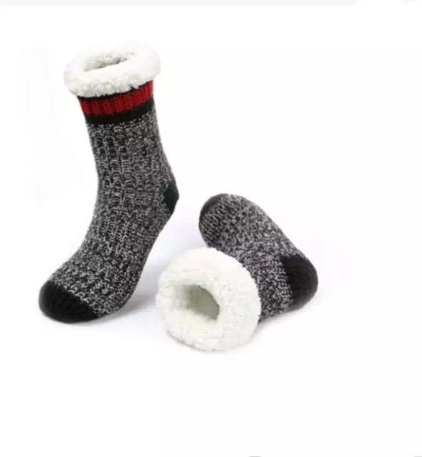 MAAMGIC WOMENS WARM Fuzzy Slipper Socks Christmas Gift Winter Cozy Grip  Socks £10.99 - PicClick UK