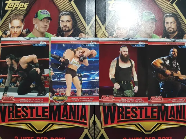 2019 Topps WWE Road to WrestleMania  (1-100) - YOU PICK FROM LIST