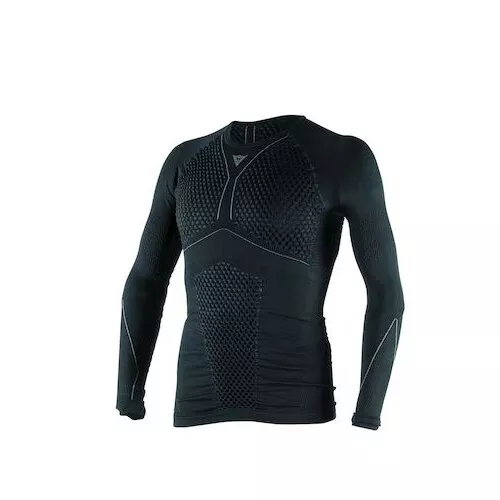 Dainese D-Core Thermo Shirt langarm spezial 3D Struktur hält super warm schwarz