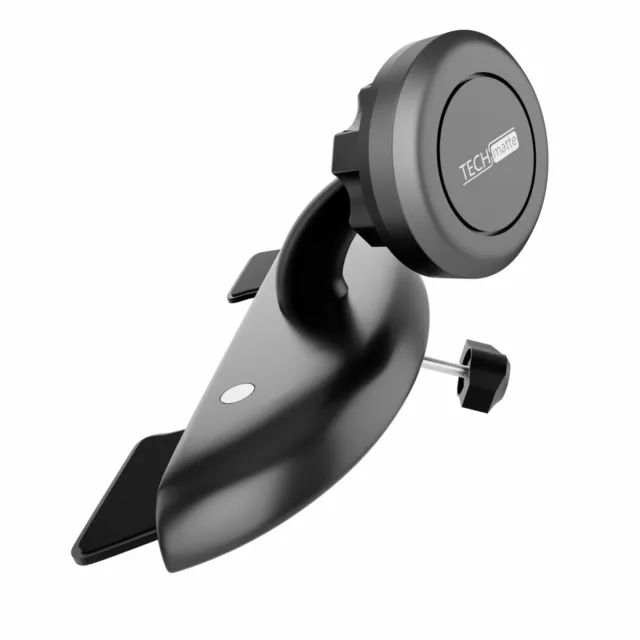 TechMatte MagGrip CD Slot Magnetic Universal Car Mount Holder (Black)