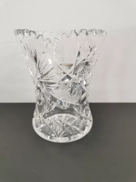 Kristallvase aus Nachlass