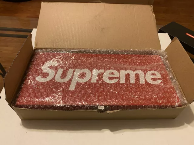 Supreme Large Metal Storage Box Red SS17 SS17A65