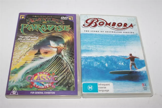 Surfing DVD's X2 Bombora The Story Of Australian Surfing Adventures In Paradise