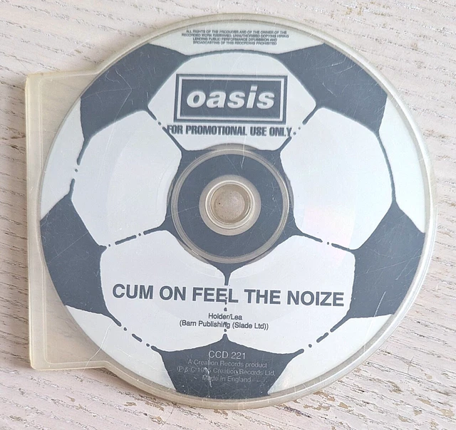 Oasis promo 12” Cum On Feel The Noize Oasis – Cum On Feel The