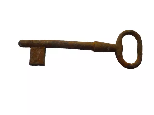 sehr alter großer Schlüssel für Truhe, Schloss,  15 cm lang !!! Eisen  Barock ? 2