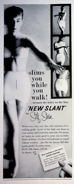1953 VINTAGE AD, SILF SKIN, Full Fashioned Pantie-Girdles -032813