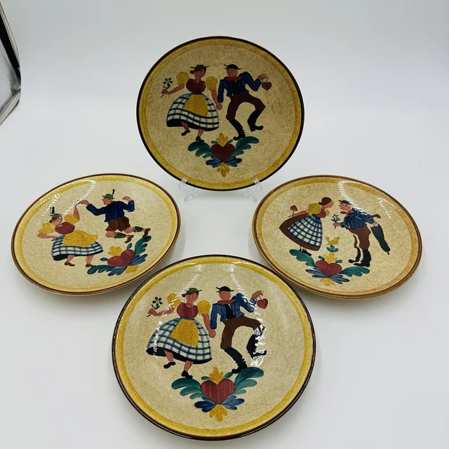Villeroy & Boch Plates Rorstrand Faience Wall Decorative Hand Painted Germany
