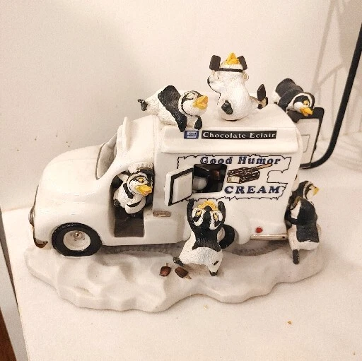 FRANKLIN MINT GOOD HUMOR ICE CREAM TRUCK WITH PENGUINS ANIMATED Music ...