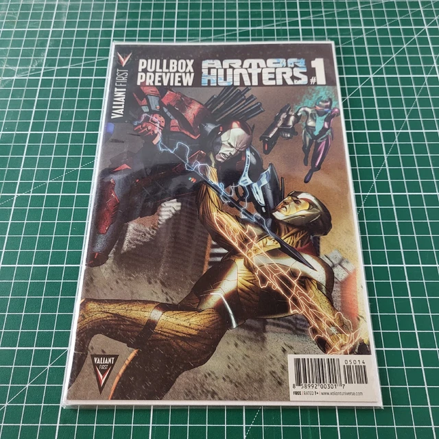 Armor Hunters 1 Pullbox Preview Valiant First Comic Book!