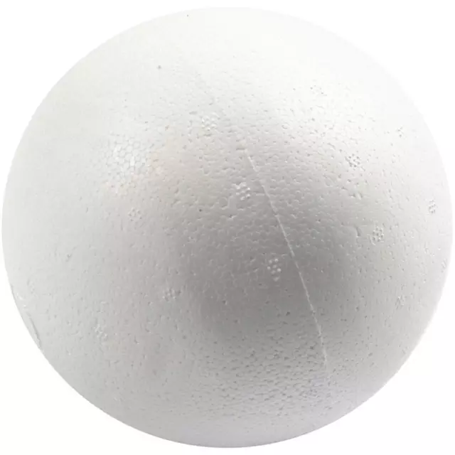 5 x Polystyrene Balls Craft Decorations Sweet Tree Round Sphere Christmas 12 cm
