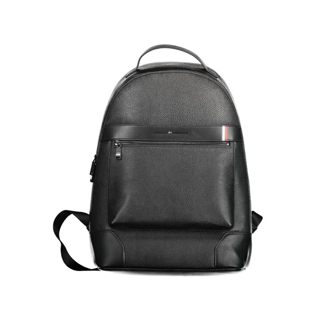 Tommy Hilfiger Black Polyester Men Backpack main image 0
