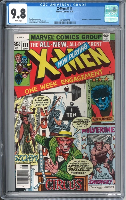 X-Men #111 CGC 9.8 NM/MT WP 1978 6/78 Marvel Comics Mesmero Magneto MCU