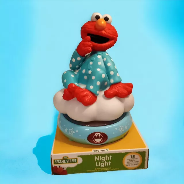 Sesame Street Elmo Night Light Children Baby Nursery  15 Minute Auto Shut Off